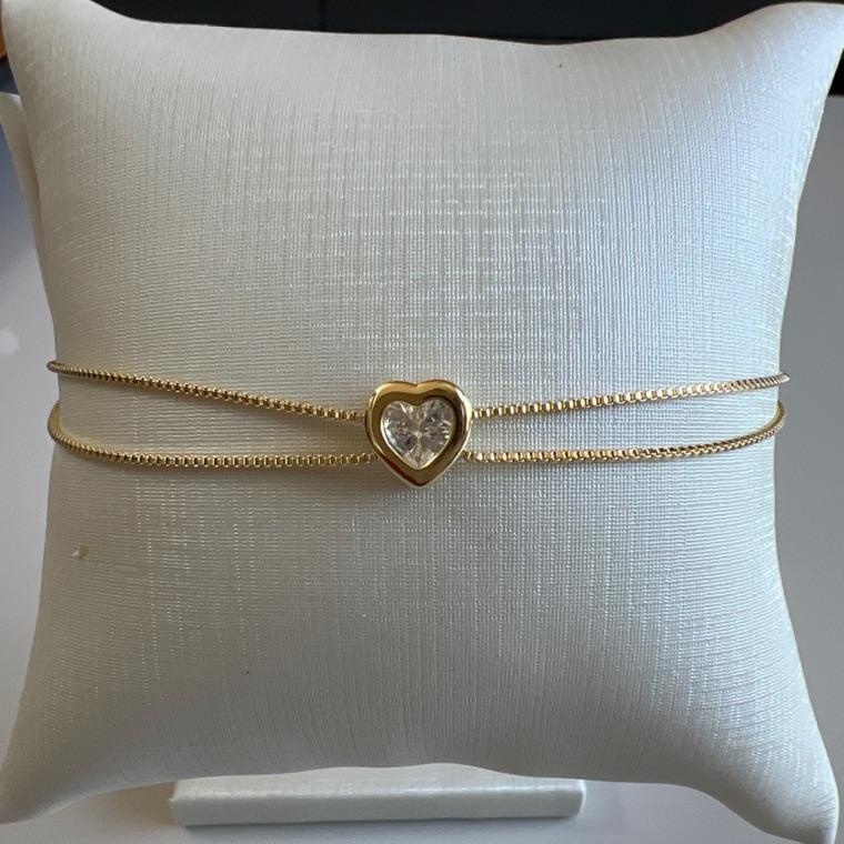 P1738 PULSEIRA DUPLA CORAÇÃO