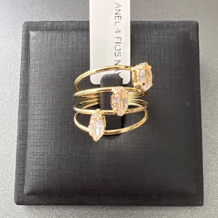 A0985 ANEL 4 FIOS  NAVETE ZIR