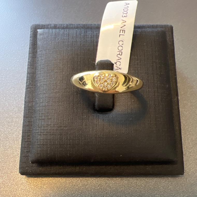 A1003 ANEL CORAÇÃO ZIRCONIAS