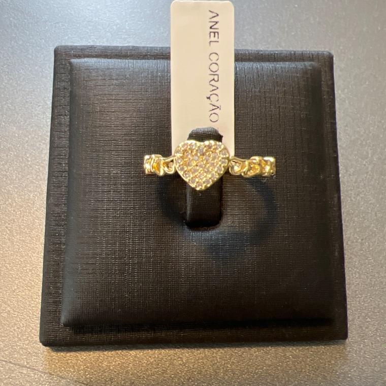 ANEL CORAÇÃO ZIRCONIAS