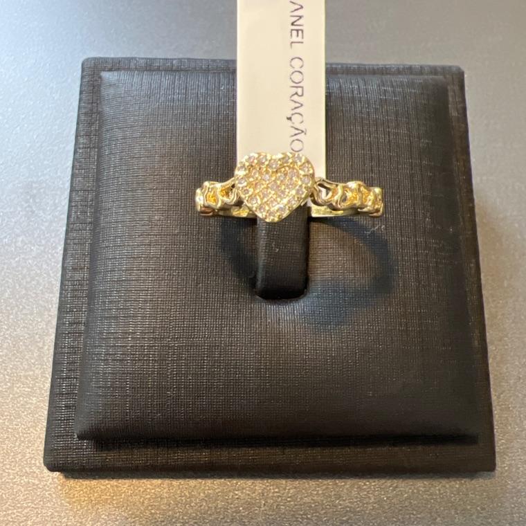 ANEL CORAÇÃO ZIRCONIAS