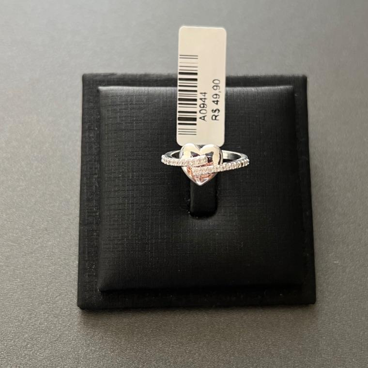 ANEL CORAÇÃO ZIRCONIAS