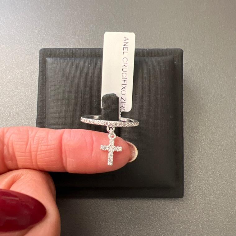 ANEL CRUCIFIXO ZIRCONIAS