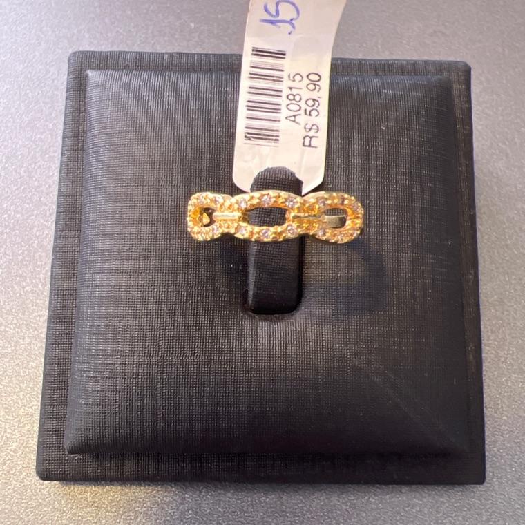 ANEL DOIS AROS ZIRCONIAS