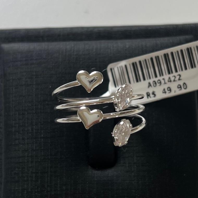 ANEL QUATRO FIOS PEDRA