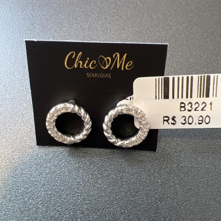 B3221 BRINCO REDONDO ZIRCONOAS