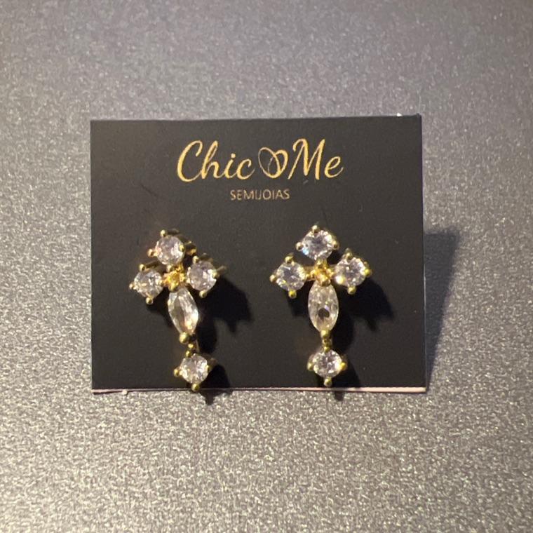 BRINCO CRUCIFIXO ZIRCONIA