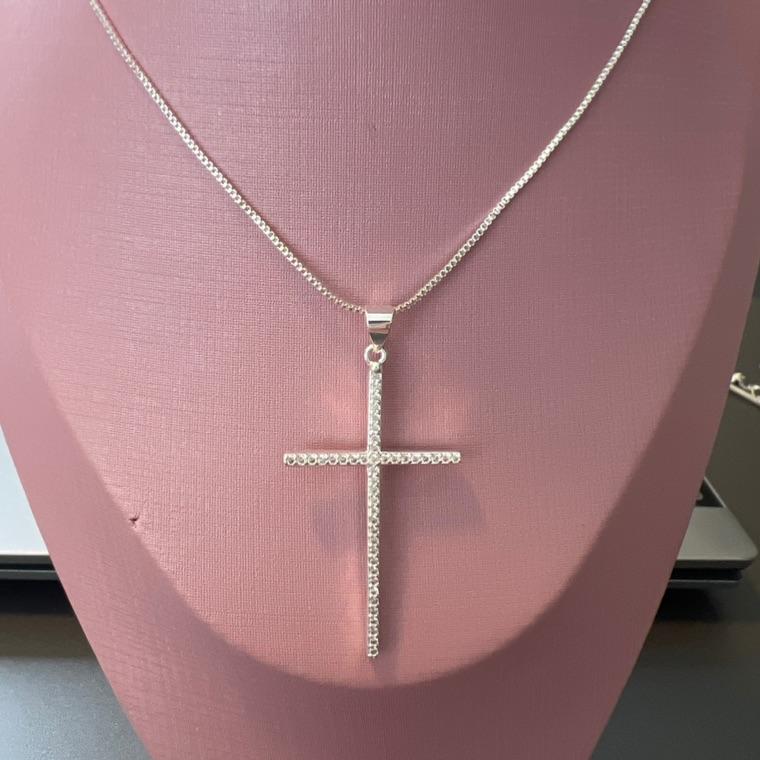 C1747 CORRRENTE CUCIFIXO ZIRCONIAS