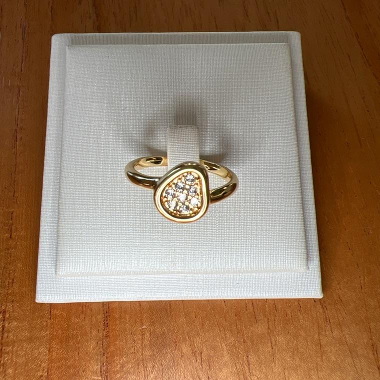 A1066  16 ANEL MINIMALISTA ZIRCONIASS