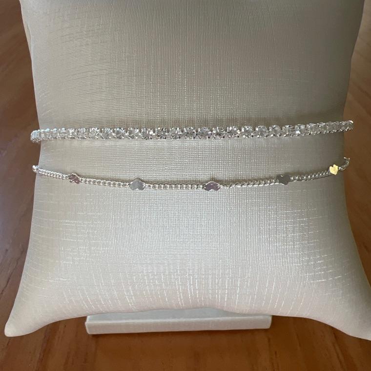 P1796 PULSEIRA DUPLA RIVIERAA CORAÇÃO