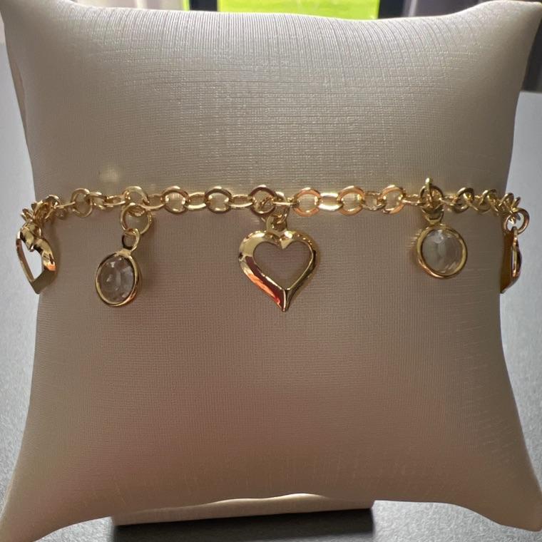 PULSEIRA CORACÕES PEDRAS